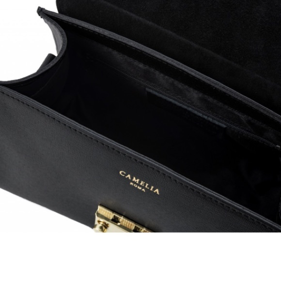 Camelia Roma leather shoulder Black handbag - Picture 13 of 14